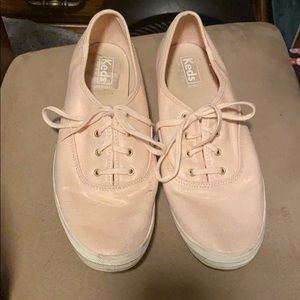 Sparkle Pastel Pink Keds size 11